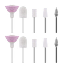 10 stycken Nagelfilsersttningshuvud Refills fr perfekt finish och Well Touch Salon Nails Elektronisk nagelfil och full manikyr