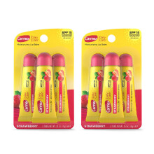 Carmex Daily Care hydratacn balzm na rty s ochrannm faktorem 15 jahodov balzm na rty 0,35 OZ kad - 3 kusy (balen 2 ks)