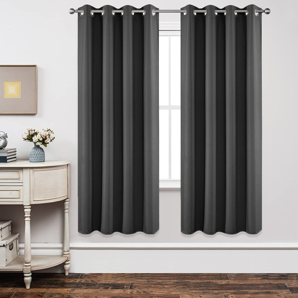 Joydeco Blackout Curtains 72 Inch Length 2 Panels Set  Thermal Insulat-image-OPC-PFM885D-NEW