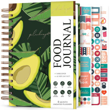 PLANBERRY Food Journal Premium - Nutrition Planner with Diet & Calorie