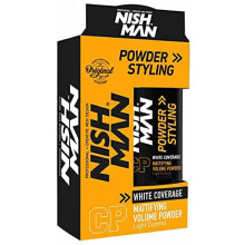 nishman Hair Styling Series (Witte Dekking Poeder Haar Styling Wax CP1 20gr)