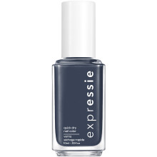 essie expressie Schnelltrocknender, veganer Nagellack, Anthrazitgrau mit blauen Untertnen, aufgehellt, 0,33 Unzen
