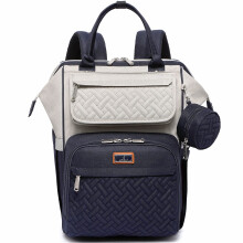 Babbleroo blja pse ryggsck multifunktion stora vskor med byte av pad & barnvagnar remmar pacifier fall unisex elegant rese back pack blja f