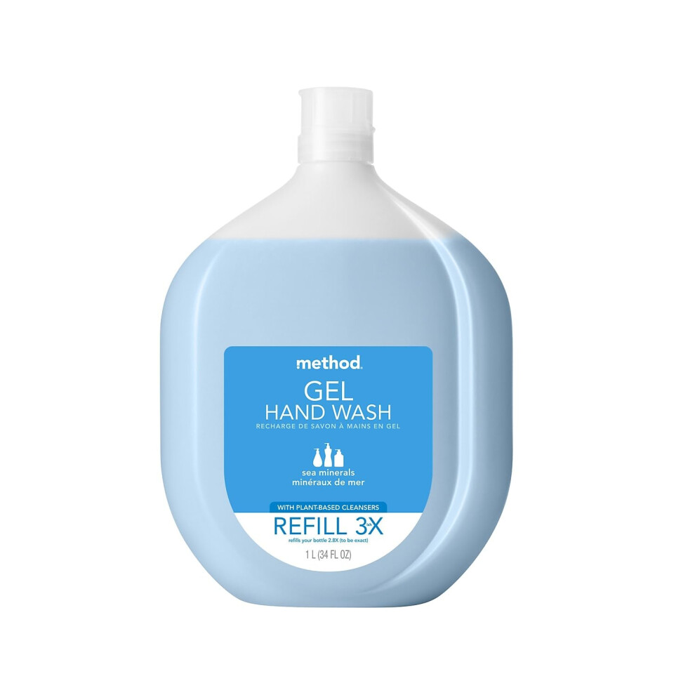 Method Gel Hand Soap Refill  Sea Minerals  Biodegradable Formula  34 Fl Oz Pack of 1