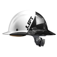 LIFT Safety HDF50C-20CK DAX Visi re int grale en fibre de carbone 50-50 Blanc/Noir