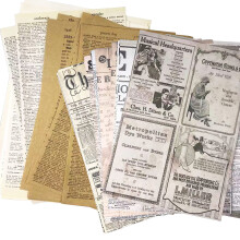 144 PCS P   ginas Junk Journal