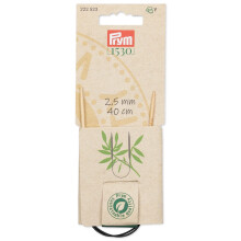 Prym 16"" Rundstricknadeln aus Bambus, 2,5 mm