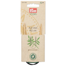 Prym 16"" Rundstricknadeln aus Bambus, 4 mm, Natur