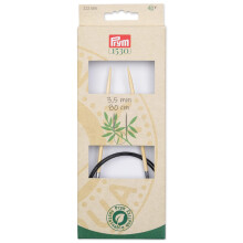 Prym 32"" Rundstricknadeln aus Bambus, 3,5 mm, Natur