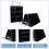 HOXWELL 2 Packs Rubber Heavy Duty Wheel Chocks for Travel Trailers wit 4