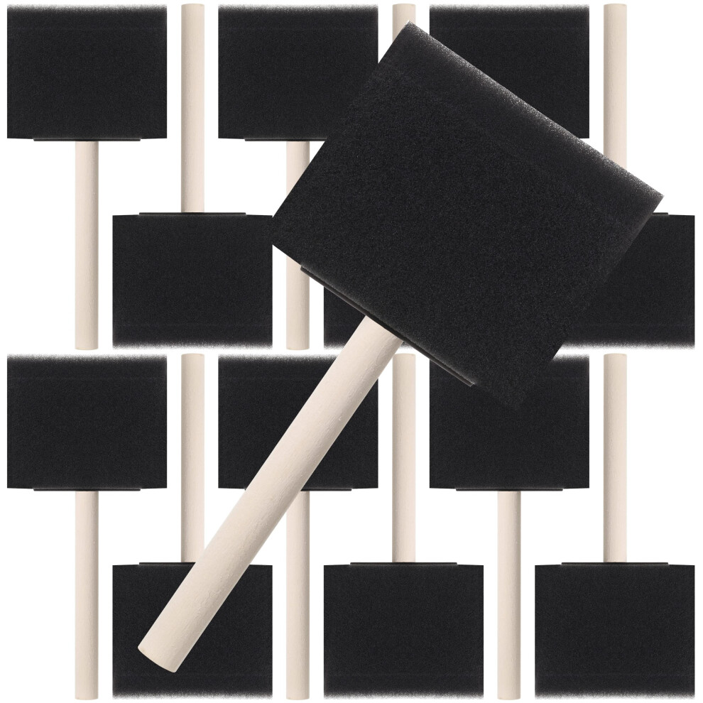 Bates- Foam Paint Brushes 3 Inch 12 Pcs Foam Brush Sponge Brush S 850025106405