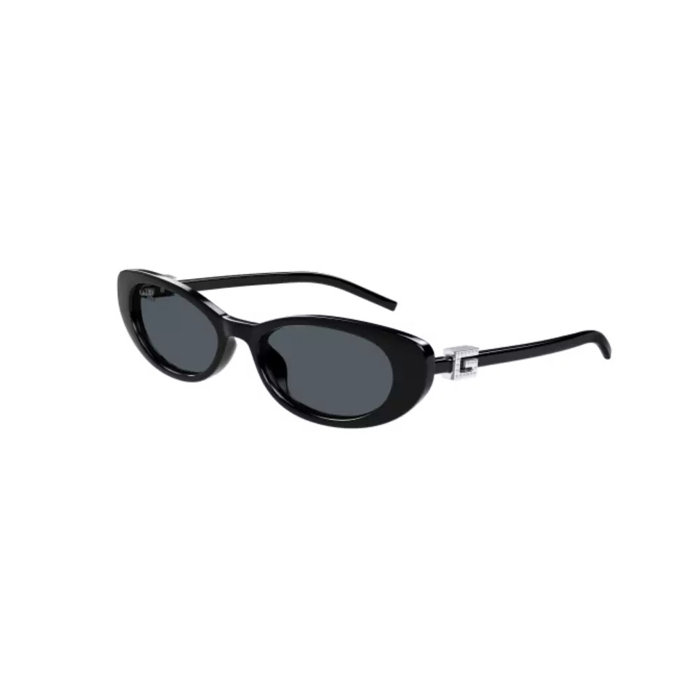 Gucci GG1680S 002 Black/Grey Oval Cat Eye Women's Sunglasses