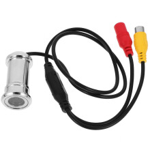 (As show, One size) 3.6mm Focus Lens 800TVL 1/4 Inch CMOS Video Sensor CCTV Mini Door Eye Hole Color Camera Pinhole Video Camera Support View Angle 90 Degree for Indoor S