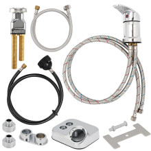 Lukloy Salon Sampoo Bowl Bowl Faucet Kit Breaker Kit Sampoo Bowl ?i Partea de nlocuire a pulverizatorului