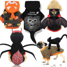 (As show, One size) Halloween Pet Costume Funny Cat Clothing Cat Sweater Kong Dog Accessories Halloween Dog Clothes Dachshund Sweater For Small Dogs