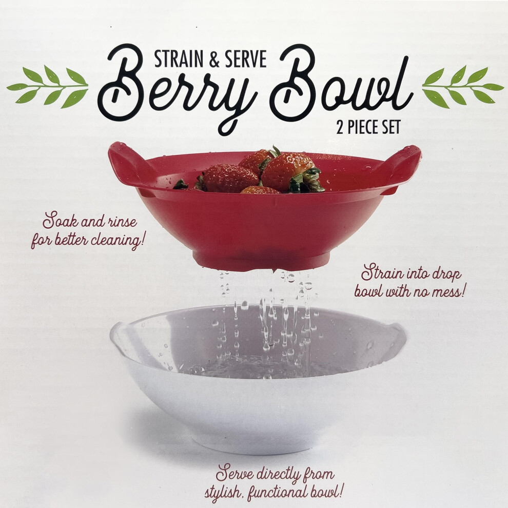 Passoire     fruits 1 litre Bol Petit Ensemble d   tachable 2 pi   ces Poign   e Baies L   gumes Exultimate
