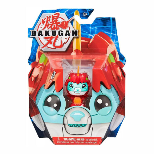 Bakugan Bakugan 2021 Pyrus Cosplay Drago Cubbo 2-ιντσών Συλλεκτική Φιγούρα και Κάρτες