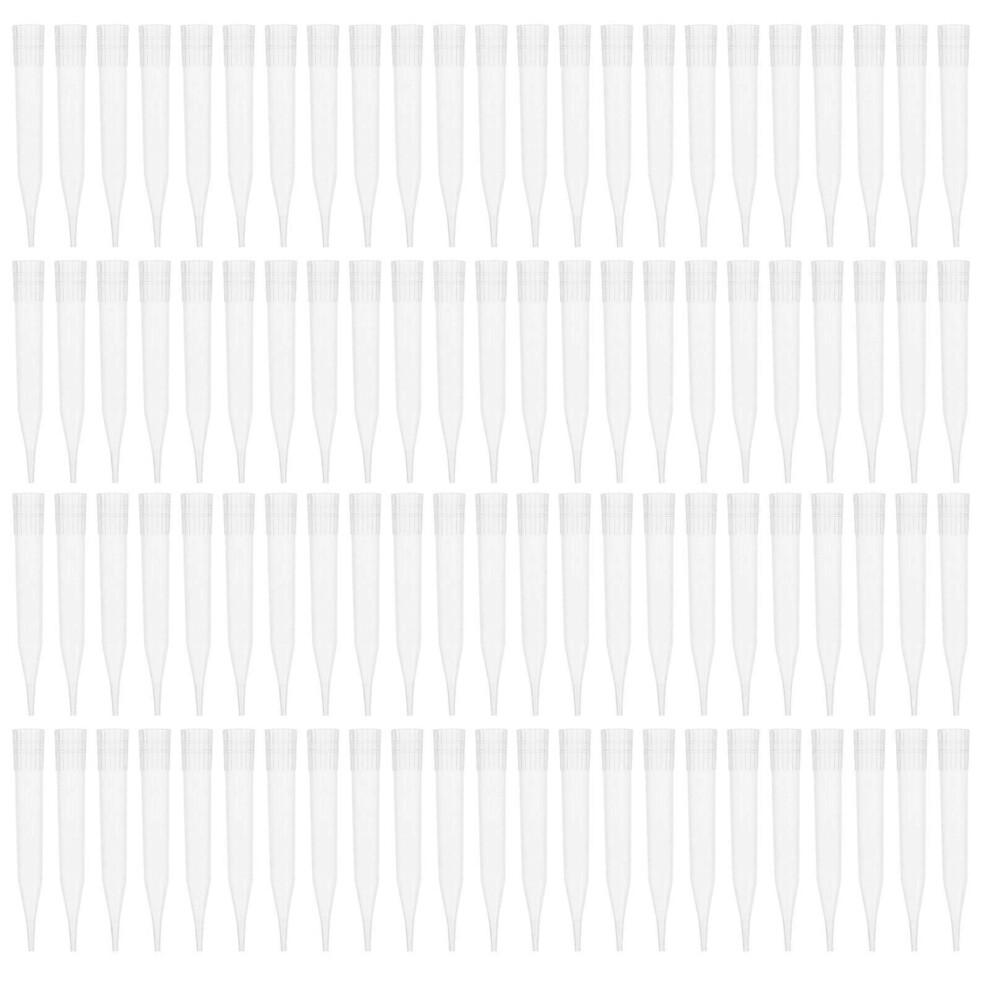 Kricely (10X1.3cm, One Size) 300Pcs Transparent Pipette Tips Pipettor Tube Pipette Tips 5Ml Pipettor Nozzle