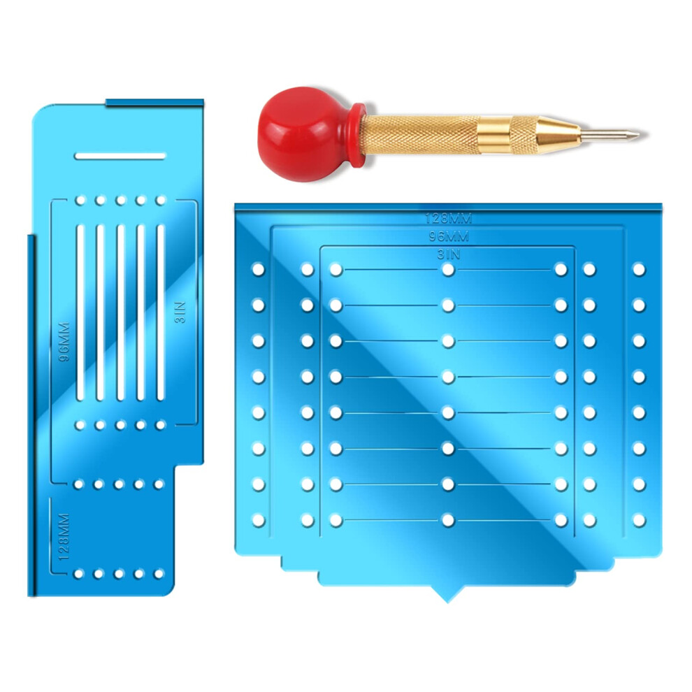 King&Charles Cabinet Hardware Template  Cabinet Handle Template Tool - Cabinet Pull/Knob Template for Cabinet Hardware  Cabinet Template for Handles a-image-OPC-PFSKCP8-NEW