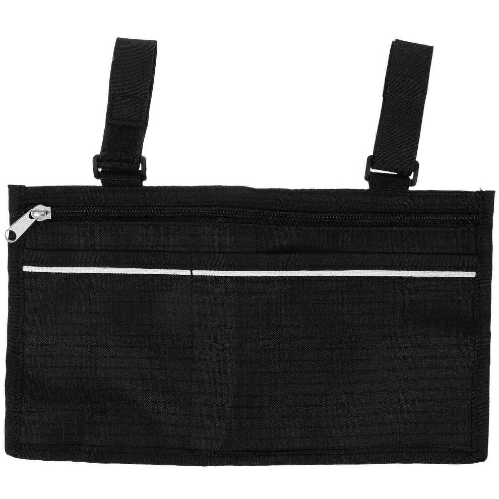 Kricely (As Show, One Size) Multi-Function Wheelchair Bag Rollator Hanging Pouch Sundries Bag For Wheelchair