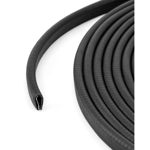 Rubber Trim Scooter Moped EDGE TRIM SEAL -Wind Leg Shield - Vespa Piaggio LML PX Lambretta E Car Weather Stripping - Foto 3