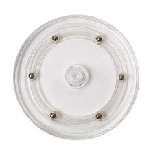 6" Lazy Susan -levysoitin, akryylinen kuulalaakerilla varustettu pyörivä tarjotin maustetelineeseen, pöytäkakkuun, keittiön ruokakomeroon, sisust