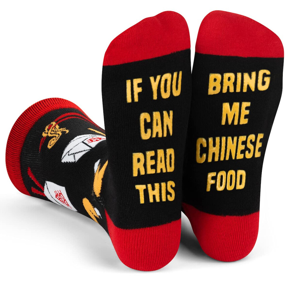 Lavley If You can Read This - Funny Socks Novelty gift For Men Women