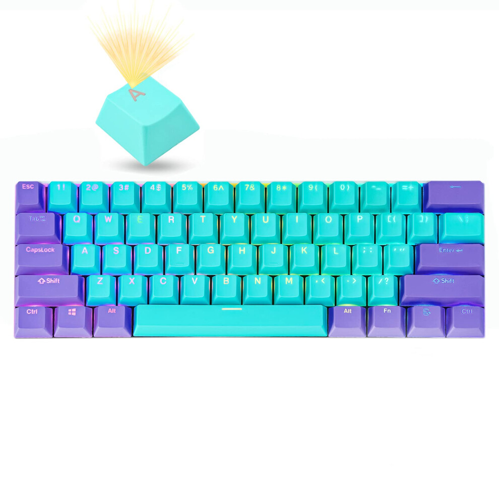 Guffercty Kred Gtsp Tastenkappen Mit Hintergrundbeleuchtung F R Die 60-Prozent-Tastatur RK61 Pbt-image