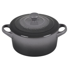 Le Creuset Stengods Mini Rund Cocotte, 14 oz., Ostron