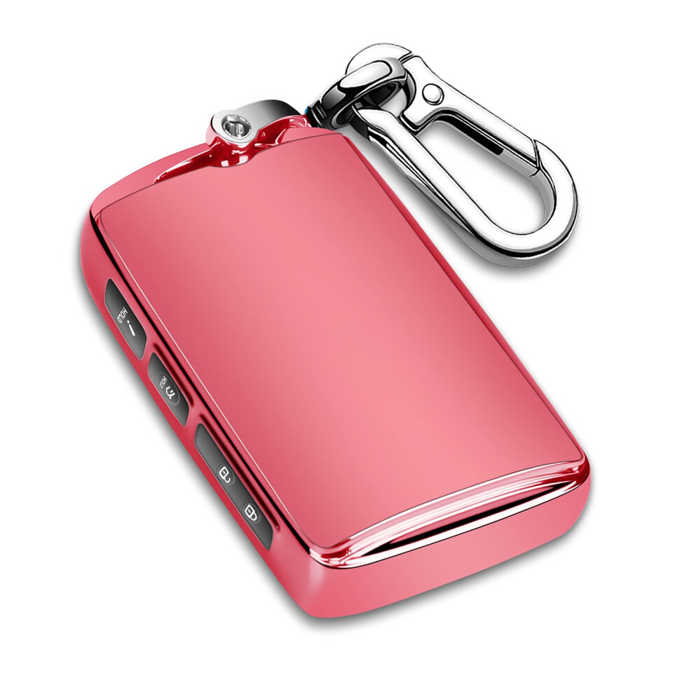 QBUC pour Mazda Key Fob Cover Soft TPU Protector Key Holder avec Keycha
