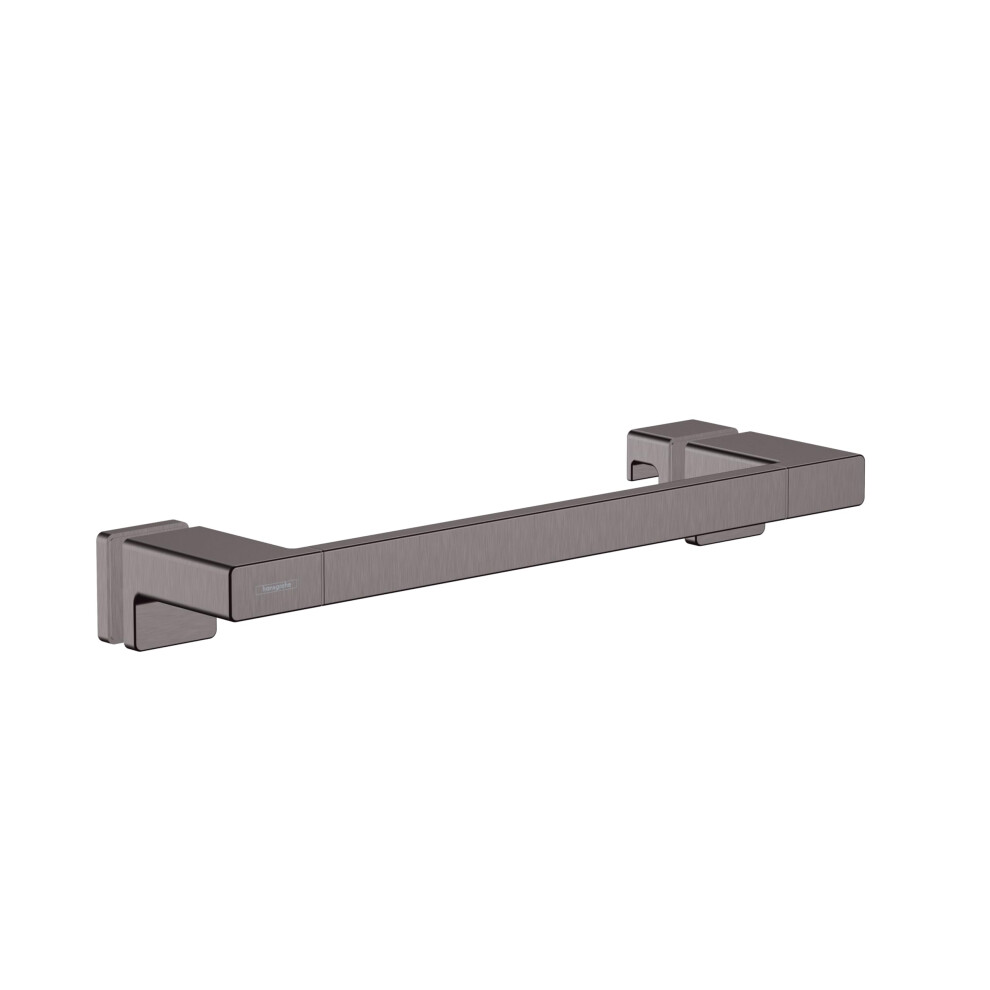 Poign   e de porte de douche hansgrohe 41759340 AddStoris en chrome noir bross