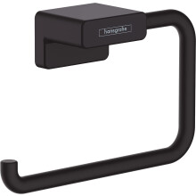 Hansgrohe AddStoris 6-inch Roll Holder without Cover in Matte Black, 41771670