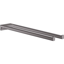 Hansgrohe -Towel Holder Twin-Handle 3-inch Holder in Brushed Black Chr