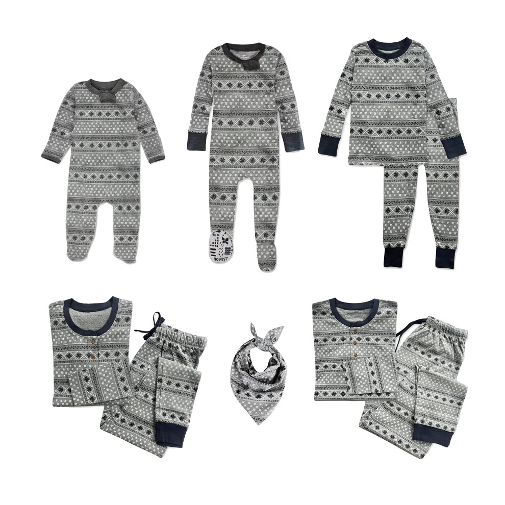 HonestBaby Baby-Pyjama de famille en coton biologique pour les vacances