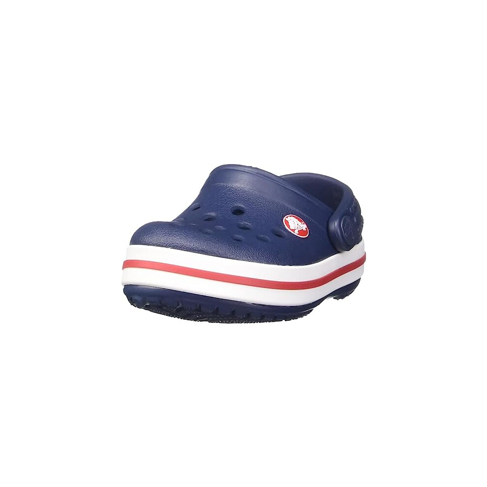 crocs Unisex-child crocband clogs (Little KidBig Kid)  NavyRed  12 Lit