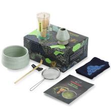 TEANAGOO Japanese Tea Set Matcha Whisk Set Matcha Bowl Bamboo Matcha Whisk Chasen Scoop chashaku Matcha Whisk Holder Tea Mak