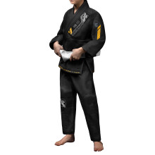 Hayabusa Ascend Leichtgewicht Jiu Jitsu Gi Kinder - Schwarz Y1