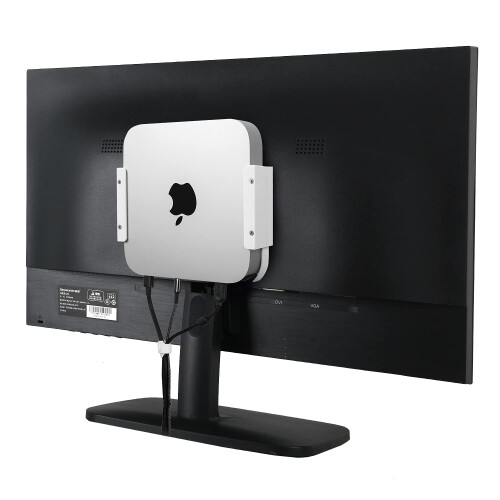 Hosanwell Mac Mini Mount | Brugerdefineret montering til Mac Mini Vesa -kompatible v?gmontering under desk flere installationsveje 1