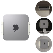 Hosanwell Mac Mini Mount | Brugerdefineret montering til Mac Mini Vesa -kompatible v?gmontering under desk flere installationsveje