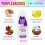 Ty Punky Colour 3-in-1 Detergente e Condizionatore per Capelli, 8.5 fl oz. (Purpledacious) 3