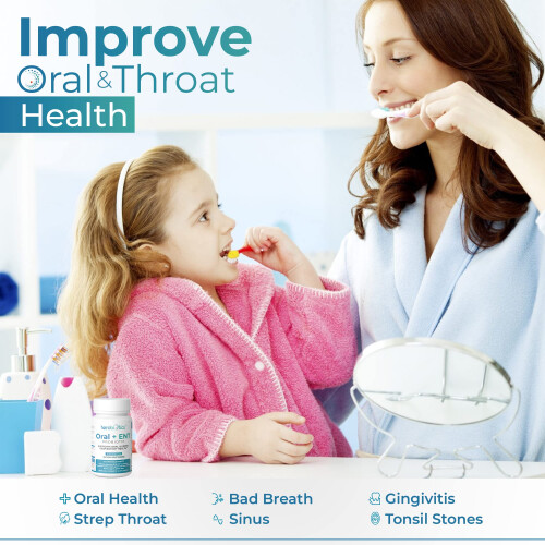 Oral Probiotics for Better Breath  Gingivitis  Strep Throat  Tonsil St 2