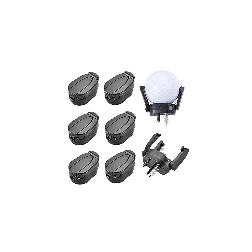 Vanknono 6 Pcs Golf Ball Pick Up Retriever Grabber  Foldable Golf Ball Pick Up Claw Sucker Put On Putter Grip-image-OPC-PFN6CDV-NEW