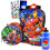 Marvel Avengers Backpack for Boys  Girls  Kids - 7 Pc Bundle 16"" Marvel Superhero School Bag  Avengers Lunch Bag  Stickers  More (Avengers 1