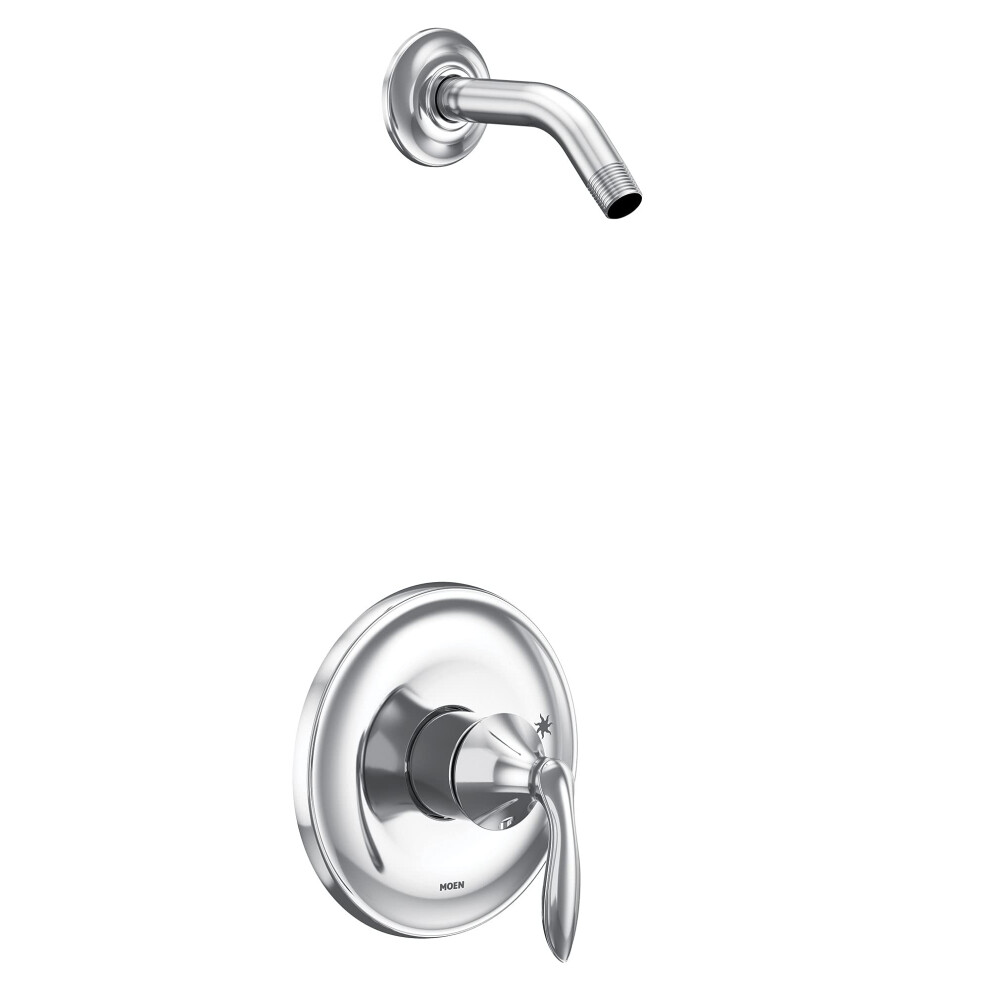Photos - Other Bathroom Accessories Moen UT2132NH Eva Collection M-CORE 3-Series 1-Handle Shower Trim Kit Valve Required Chrome 