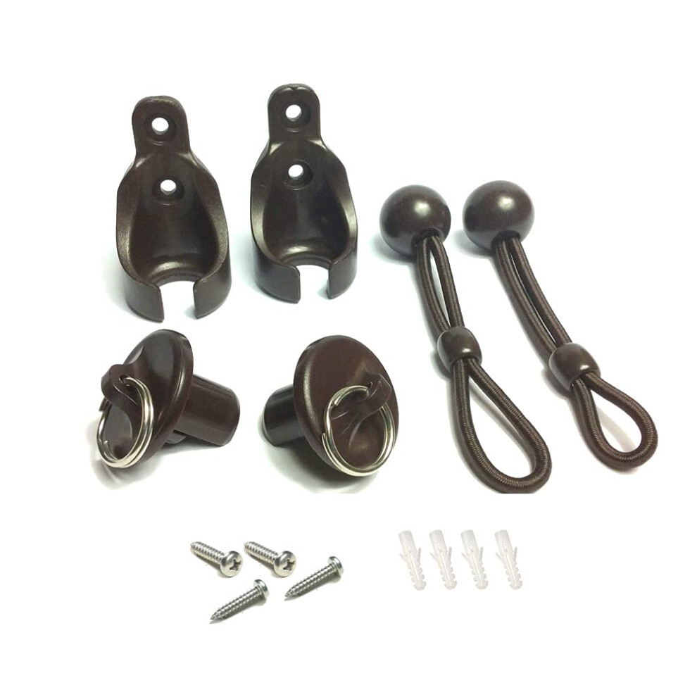 Kit de capuchons d'extr   mit       lastiques de rechange CACELY pour stores enrouleurs ext   rieurs sans fil Coolaroo