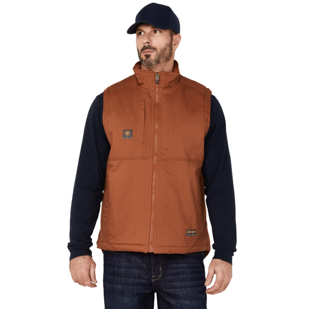 Chaleco Ariat Rebar Duracanvas Para Hombre, Color Cobre, Talla Grande-image