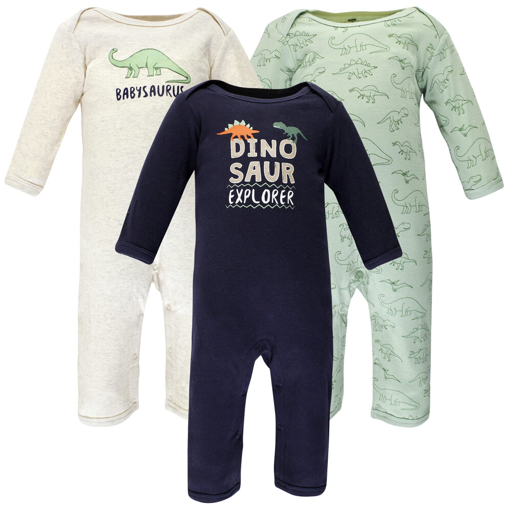 Combinaison En Coton Hudson Pour B B Fille, Barboteuse, Dinosaure, Explorateur, 0 3 Mois-image