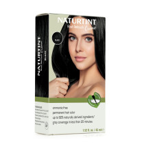 Naturtint Root Retouch Crme Permanente Haarfarbe Schwarz  Ammoniakfrei, Grautne kaschieren, kein knstlicher Duft