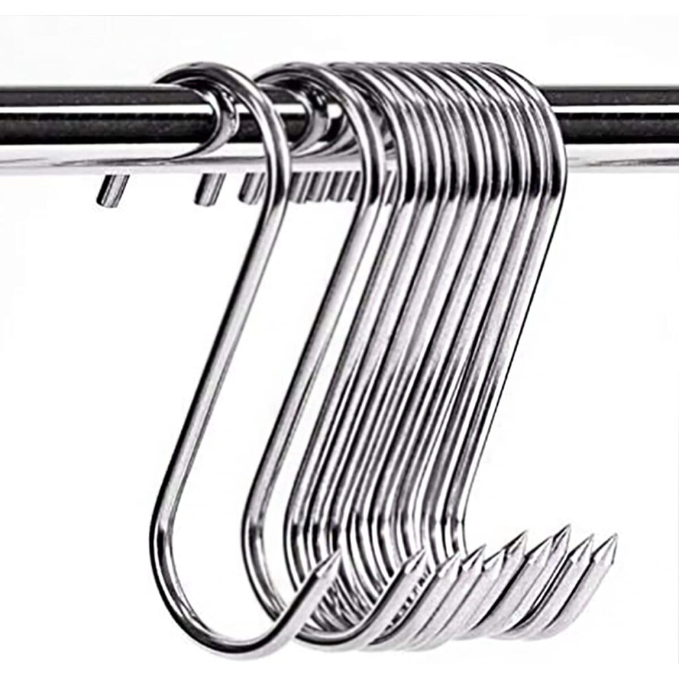 Artoys Meat Hooks 3''4Mm(10Pack) Sus304 Stainless Steel Butcher Hook Smoking Hooks Meat Processing For Hanging Drying Bbq Grilling Saus 6294020605459