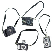 4 Stck Miniaturkamera im Mastab 1:4, Mini-Spiegelreflexkamera-Requisite, Mini-Kamera-Ornament, Vintage-Kameramodell, digitale Spiegelreflexkamera,